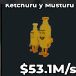 Ketchuru and Musturu 53.1M S ( GOLD ) V45 (Секретный персон… — Roblox, лот №232551