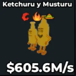 Ketchuru and Musturu 605.6 M s V154 (Секретный персонаж) — Roblox, лот №232558