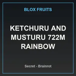 Ketchuru and Musturu 722M Rainbow (Секретный персонаж) — Roblox, лот №232565