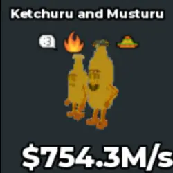KETCHURU AND MUSTURU 754.3 M s (Секретный персонаж) — Roblox, лот №232566