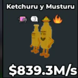 Ketchuru and musturu 839.3M s gold V41 (Секретный персонаж) — Roblox, лот №232574