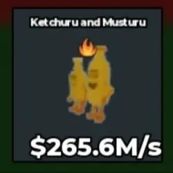 Ketchuru and Musturu Gold 265.6M s (Секретный персонаж) — Roblox, лот №232590