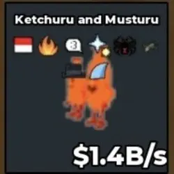 Ketchuru and Musturu Lava 1.4B s (Секретный персонаж) — Roblox, лот №232616