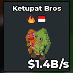 Ketupat Bros 1.4B s (Секретный персонаж) — Roblox, лот №232667
