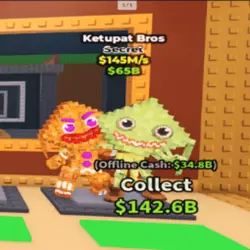 Ketupat Bros 145 M S (Секретный персонаж) — Roblox, лот №232670