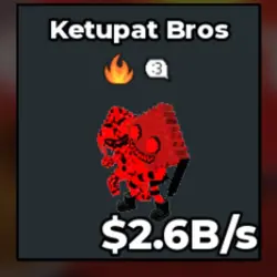 Ketupat Bros 2.6B s (Секретный персонаж) — Roblox, лот №232676