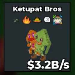Ketupat Bros 3.2B s (Секретный персонаж) — Roblox, лот №232683