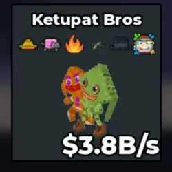 Ketupat Bros 3.8B s (Секретный персонаж) — Roblox, лот №232685