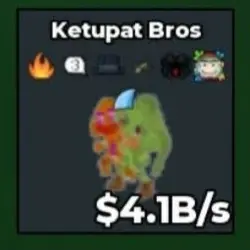 Ketupat Bros 4.1B s with 7 Trait, Good and Clear Trait RAF … — Roblox, лот №232689
