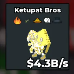 Ketupat Bros 4.3B s (Секретный персонаж) — Roblox, лот №232695