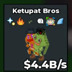 Ketupat Bros 4.4B s (Секретный персонаж) — Roblox, лот №232697