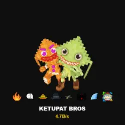 Ketupat Bros 4.7B s vexs (Секретный персонаж) — Roblox, лот №232702