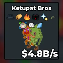 Ketupat Bros 4.8B s (Секретный персонаж) — Roblox, лот №232703