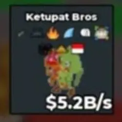 Ketupat bros 5.2B s Clean Trait KennCello (Секретный персон… — Roblox, лот №232706