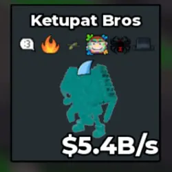 Ketupat Bros 5.4B s (Секретный персонаж) — Roblox, лот №232707