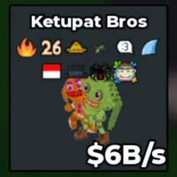 Ketupat Bros 6B s (Секретный персонаж) — Roblox, лот №232711