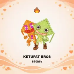 Ketupat Bros 870M s (Секретный персонаж) — Roblox, лот №232712