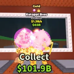 Ketupat Bros en or 1b3 le seul en vente (Секретный персонаж) — Roblox, лот №232718