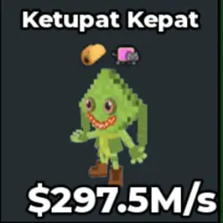 Ketupat Kepat 297.5 M s Quick (Секретный персонаж) — Roblox, лот №232759