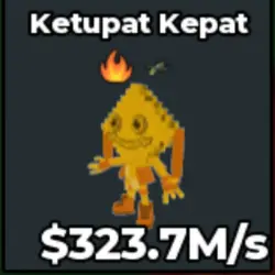 Ketupat Kepat 323.7 M s - Quick (Секретный персонаж) — Roblox, лот №232767