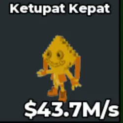 Ketupat Kepat 43.7 M s - Quick (Секретный персонаж) — Roblox, лот №232792