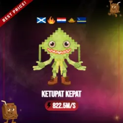 Ketupat Kepat 822.5M s (Секретный персонаж) — Roblox, лот №232818