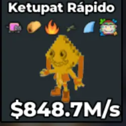 Ketupat Kepat 848,7M s Gold - & V78 (Секретный персонаж) — Roblox, лот №232819