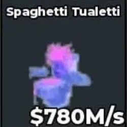 KH11# crystal spaghetti tualetti 780m s (Секретный персонаж) — Roblox, лот №232895