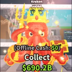 Kraken 700M STEAL (Секретный персонаж) — Roblox, лот №232922