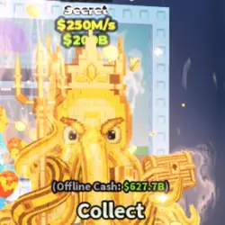 Kraken Gold 1 145 (Секретный персонаж) — Roblox, лот №232934