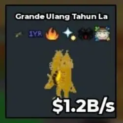 LA ANNIVERSARY GOLD 1,2bs (Секретный персонаж) — Roblox, лот №232954
