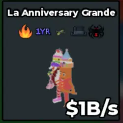 La Anniversary Grande 1B ss (Секретный персонаж) — Roblox, лот №232988
