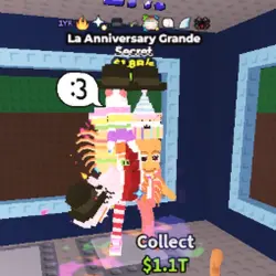 La Anniversary Grande 9 TRAITS 1.8 B S (Секретный персонаж) — Roblox, лот №233012