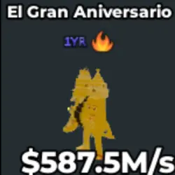 LA Anniversary Grande Gold Trait 1YR 587.5M S V198 (Секретн… — Roblox, лот №233037