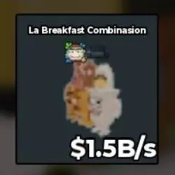 LA BREAKFAST COMBINASION [1.5 B s ] with Bicicleteira trait… — Roblox, лот №233054