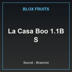 La Casa Boo 1.1B S (Секретный персонаж) — Roblox, лот №233067