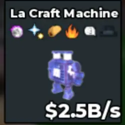 La Craft Machine 2.5B Crystal Very Rare (Секретный персонаж) — Roblox, лот №233120
