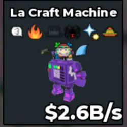 La Craft Machine 2.6 B s (Секретный персонаж) — Roblox, лот №233121