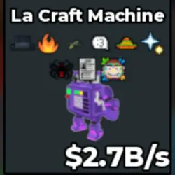 La Craft Machine 2.7B s (Секретный персонаж) — Roblox, лот №233122