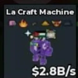 La Craft Machine 2.8B s 9 Clean Trait - Yami Zer (Секретный… — Roblox, лот №233124