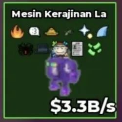 La Craft Machine 3,3B s Clean Trait #alm (Секретный персона… — Roblox, лот №233125