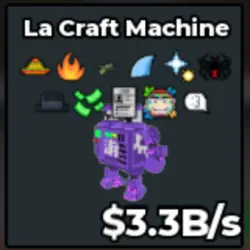 LA CRAFT MACHINE 3.3B (Секретный персонаж) — Roblox, лот №233131