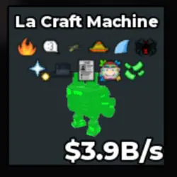 La Craft Machine 3.9B s - Rainbow (Секретный персонаж) — Roblox, лот №233133