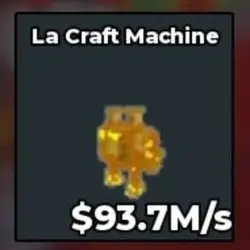 LA Craft Mechine Gold 93.7M s (Секретный персонаж) — Roblox, лот №233151