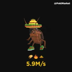 La Cucaracha - 5.9M s (Секретный персонаж) — Roblox, лот №233161