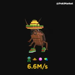 La Cucaracha - 6.6M s (Секретный персонаж) — Roblox, лот №233162