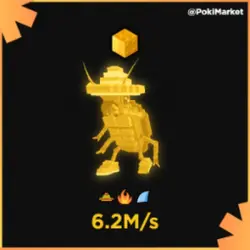 La Cucaracha - Gold - 6.2M s (Секретный персонаж) — Roblox, лот №233165