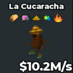 La Cucaracha 10.2 M s (5 Traits) (Taco Trait) (Секретный пе… — Roblox, лот №233169