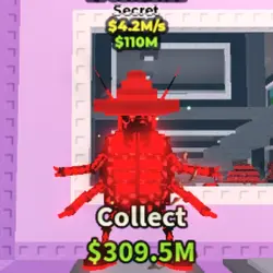 La Cucaracha Cursed Very RARE (Секретный персонаж) — Roblox, лот №233182