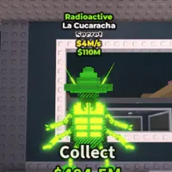 La Cucaracha Radioactive 4M s (Секретный персонаж) — Roblox, лот №233188